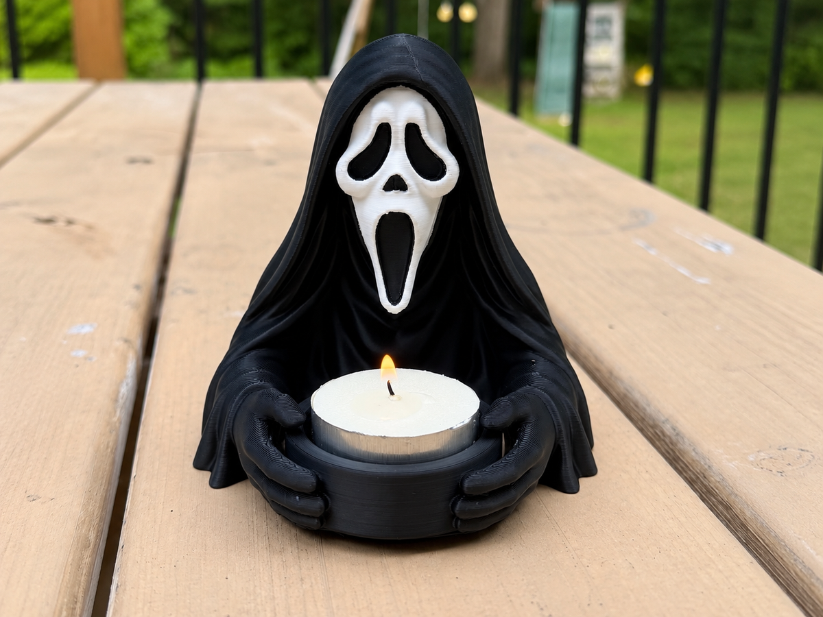 Ghost Face Tea light holder