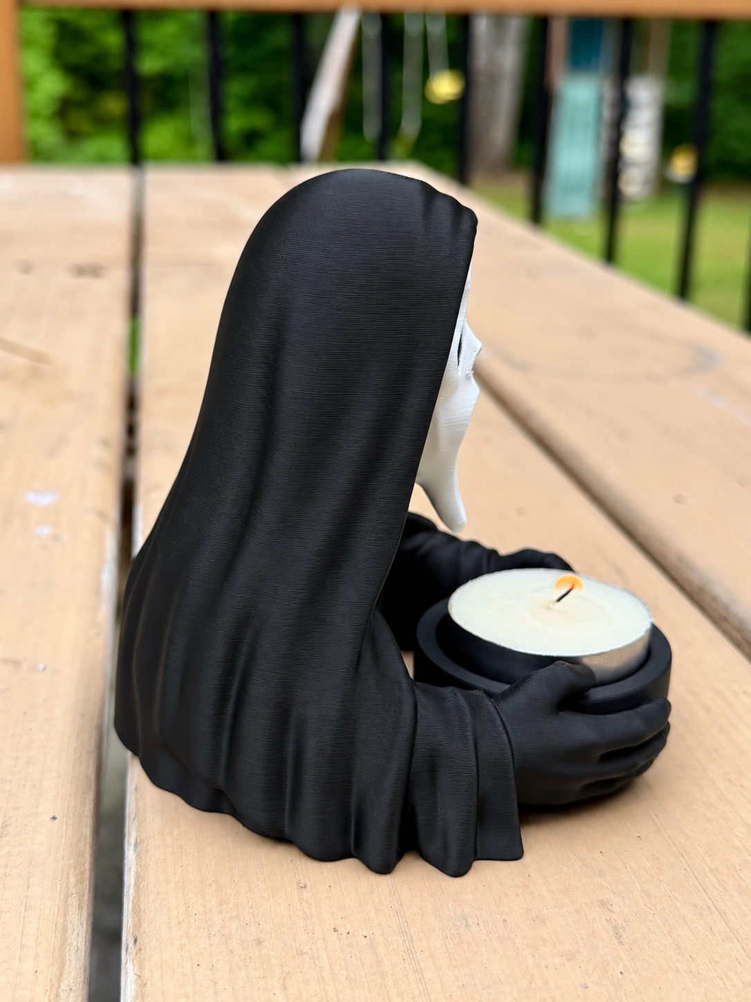 Ghost Face Tea light holder