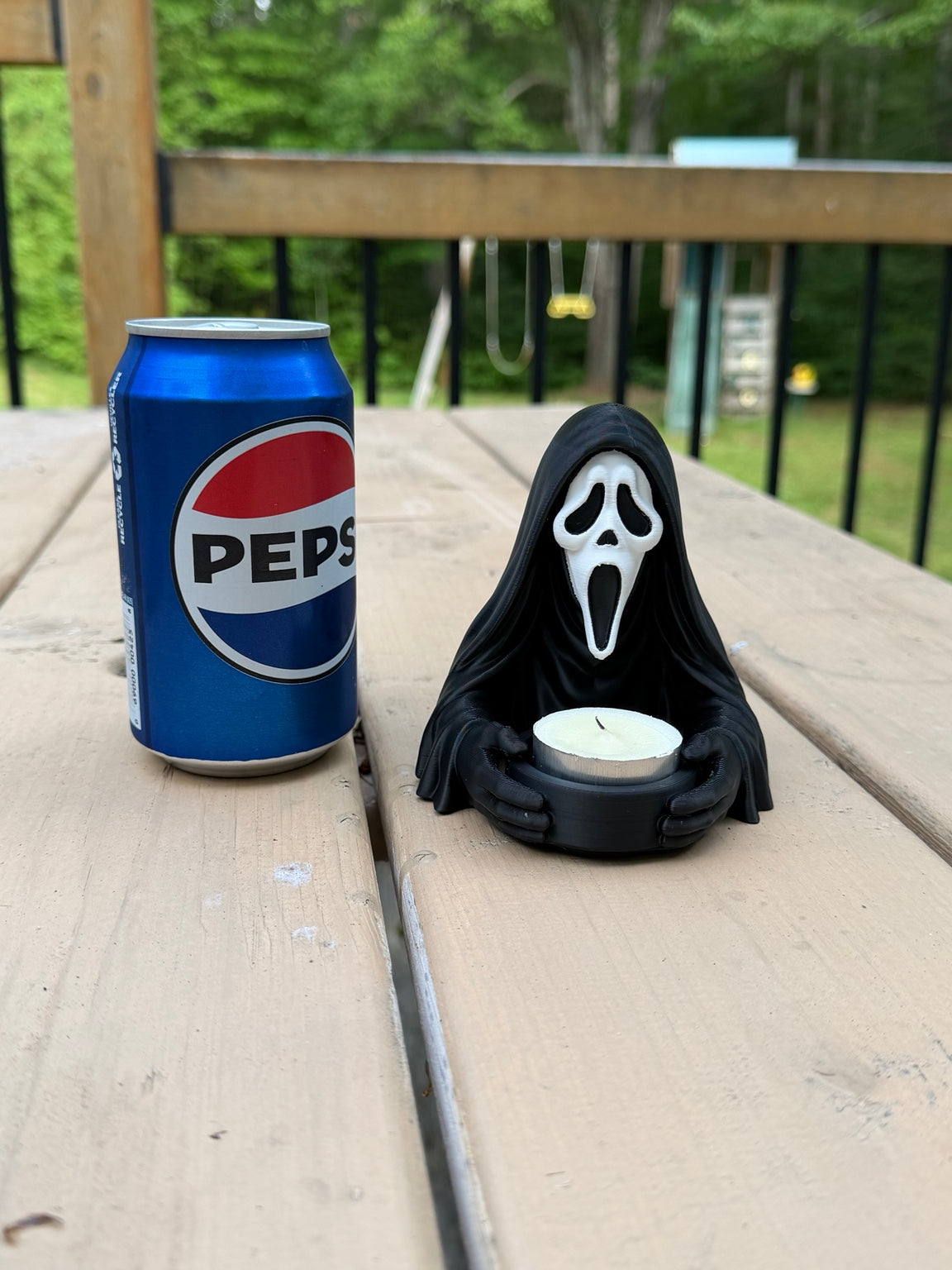 Ghost Face Tea light holder