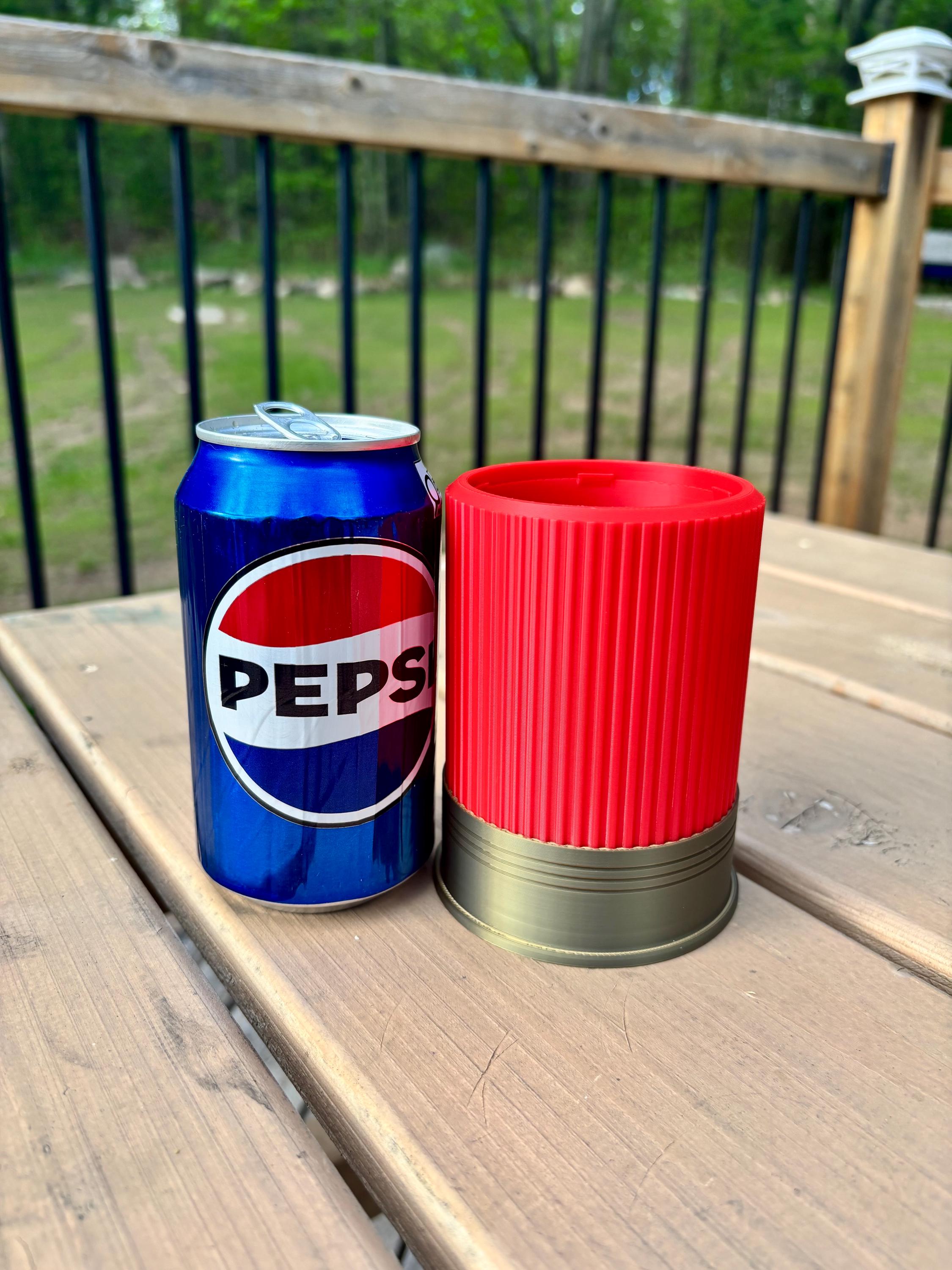 Refroidisseur de canette cartouche de fusil à pompe | Porte-manchon à bière tactique