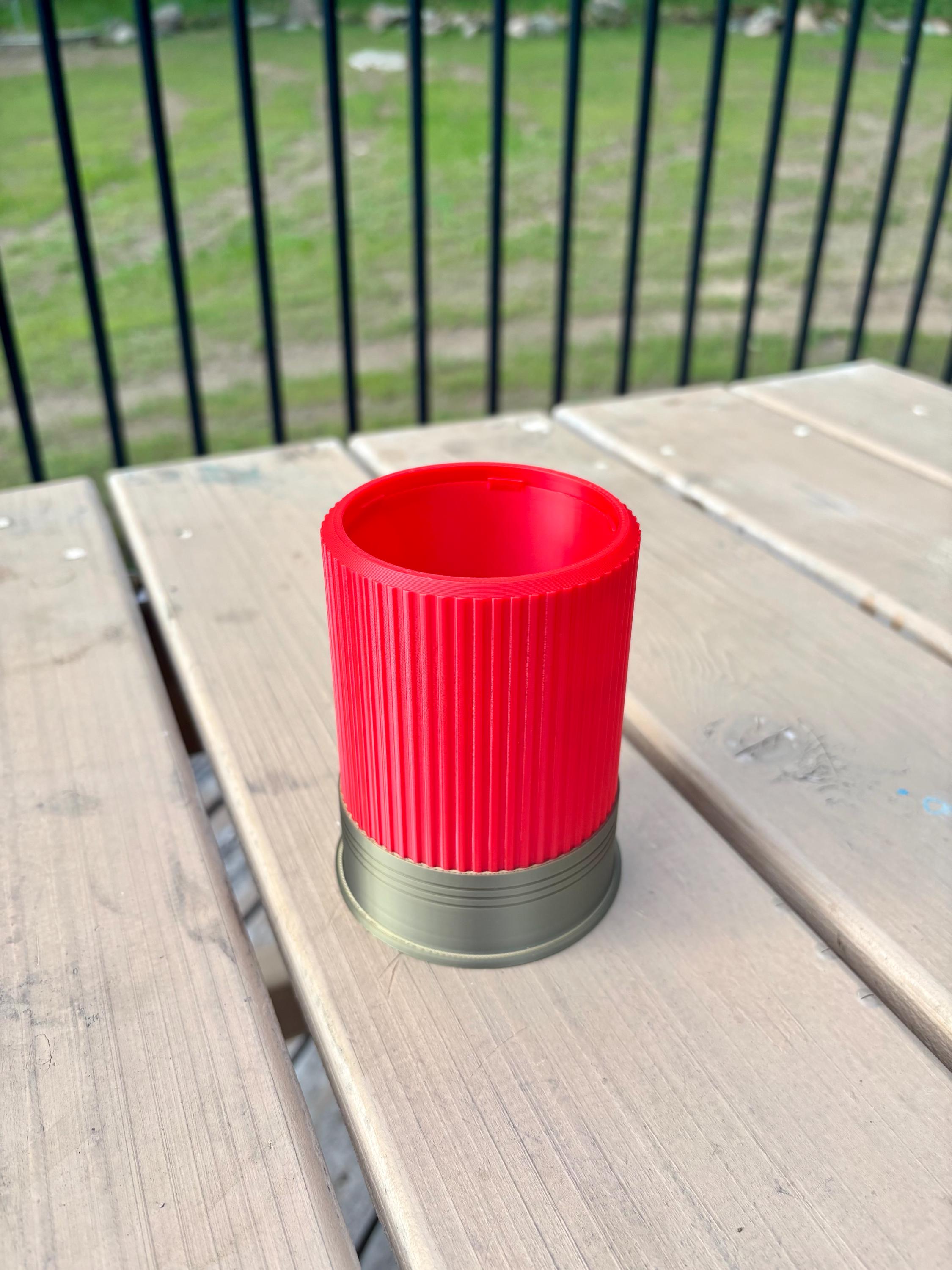 Refroidisseur de canette cartouche de fusil à pompe | Porte-manchon à bière tactique