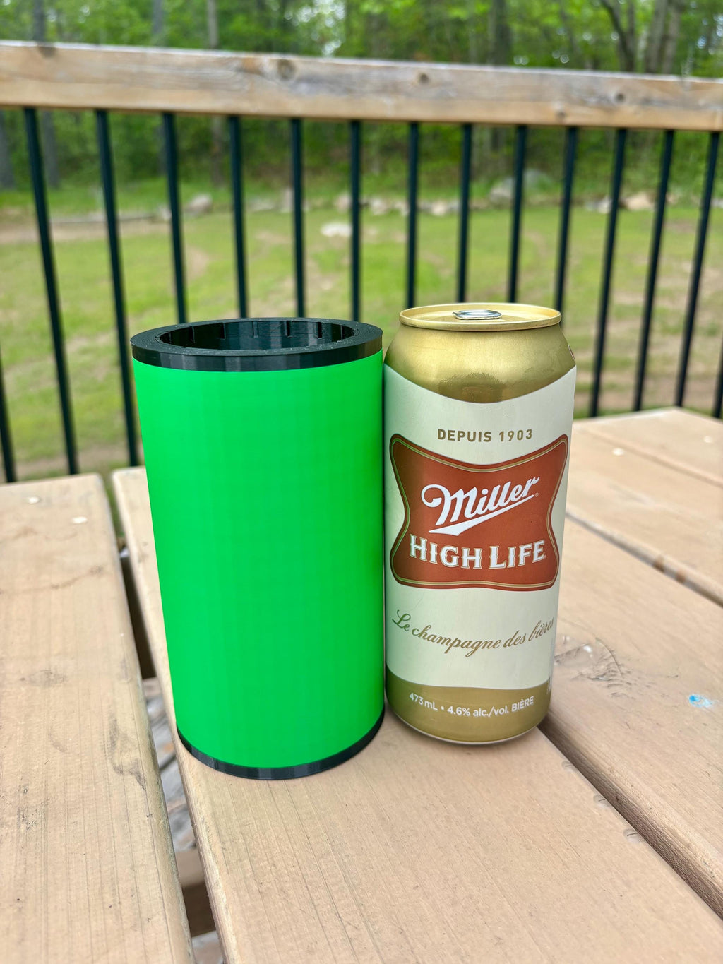 Refroidisseur pour canette grande taille à rechargement tactique | Support pour bière 473 mL (16 oz) | Housse style rechargement
