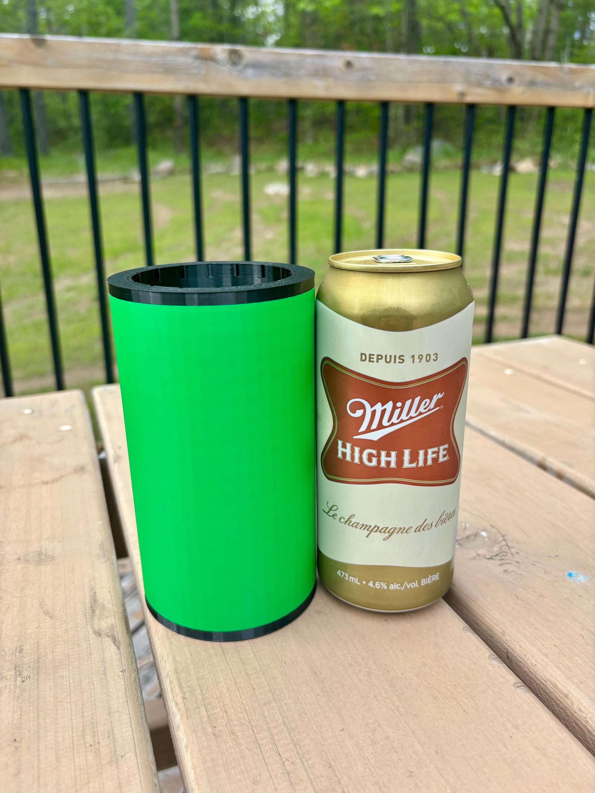 Refroidisseur pour canette grande taille à rechargement tactique | Support pour bière 473 mL (16 oz) | Housse style rechargement