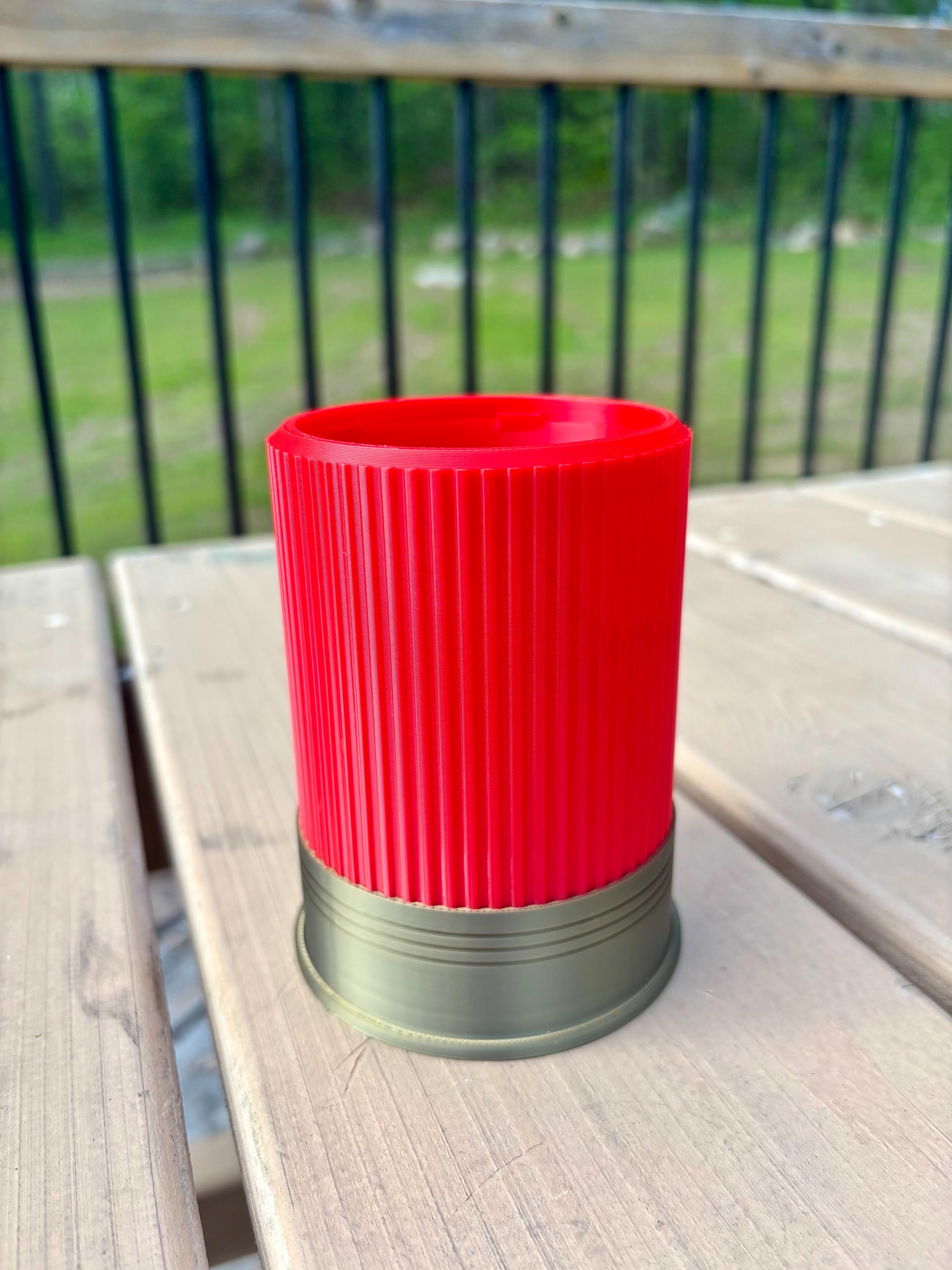 Refroidisseur de canette cartouche de fusil à pompe | Porte-manchon à bière tactique