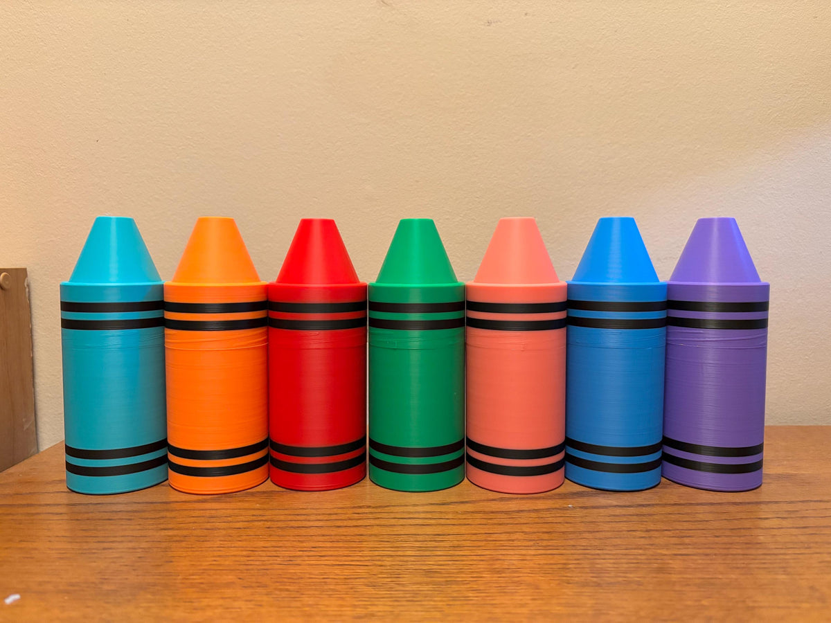 Crayon Holder for Kids | Holds 24 Crayons |Classroom Organizer & Travel Case