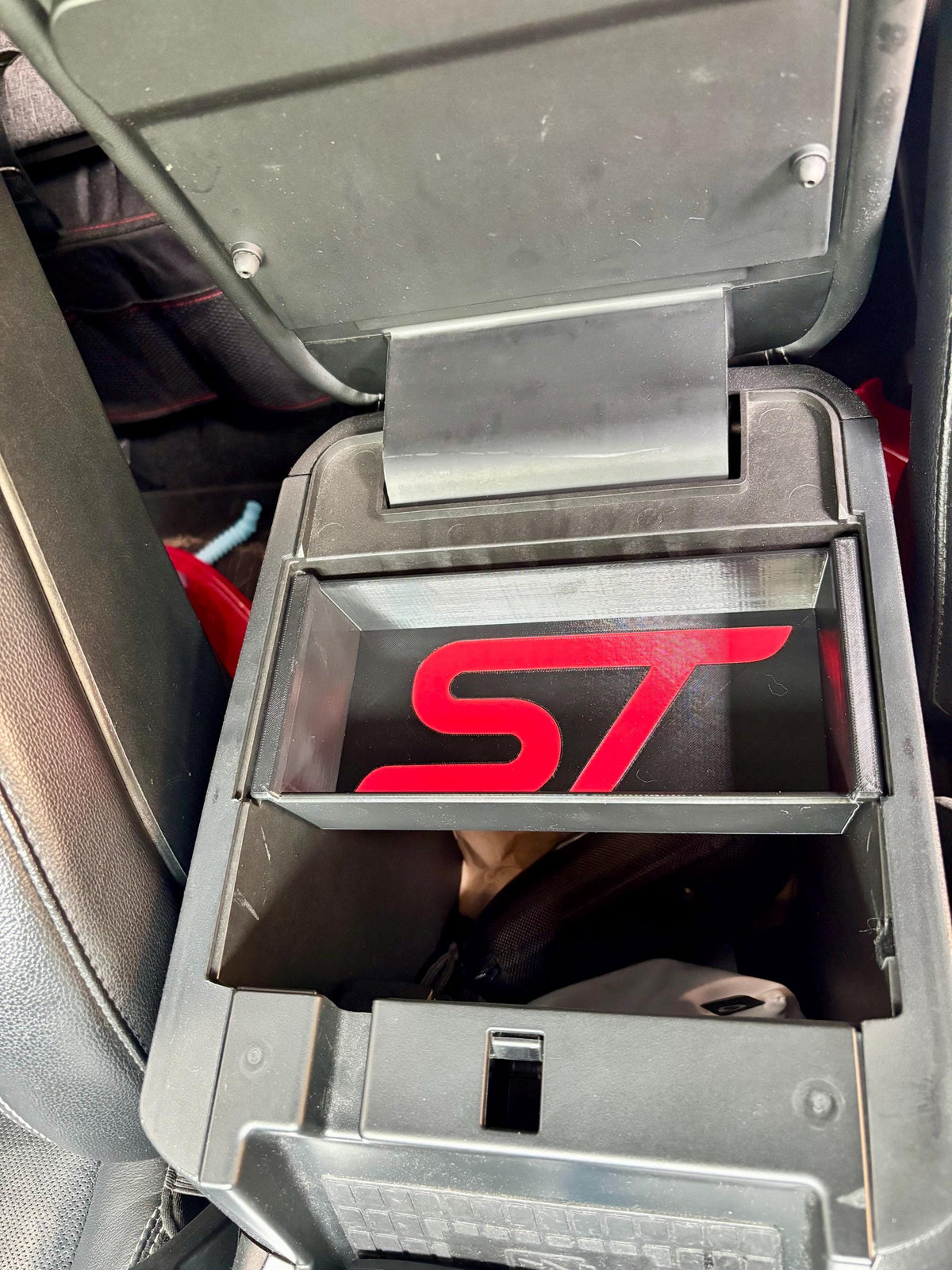 Ford Explorer ST Center Console Organizer Tray – Deep Storage Insert (Carbon Fiber/PETG)
