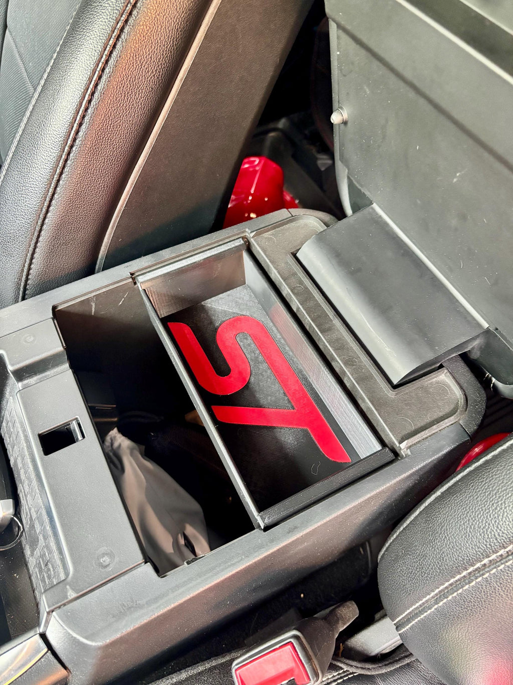 Ford Explorer ST Center Console Organizer Tray – Deep Storage Insert (Carbon Fiber/PETG)