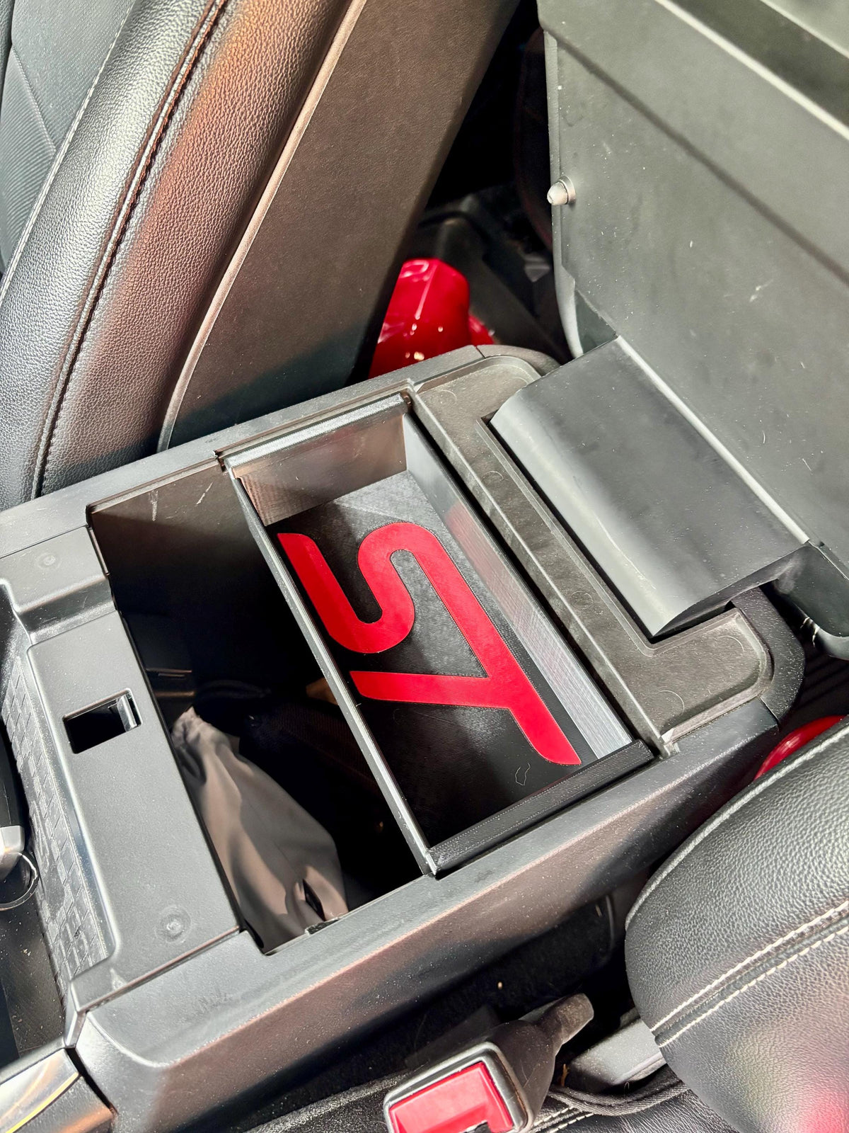 Ford Explorer ST Center Console Organizer Tray – Deep Storage Insert (Carbon Fiber/PETG)