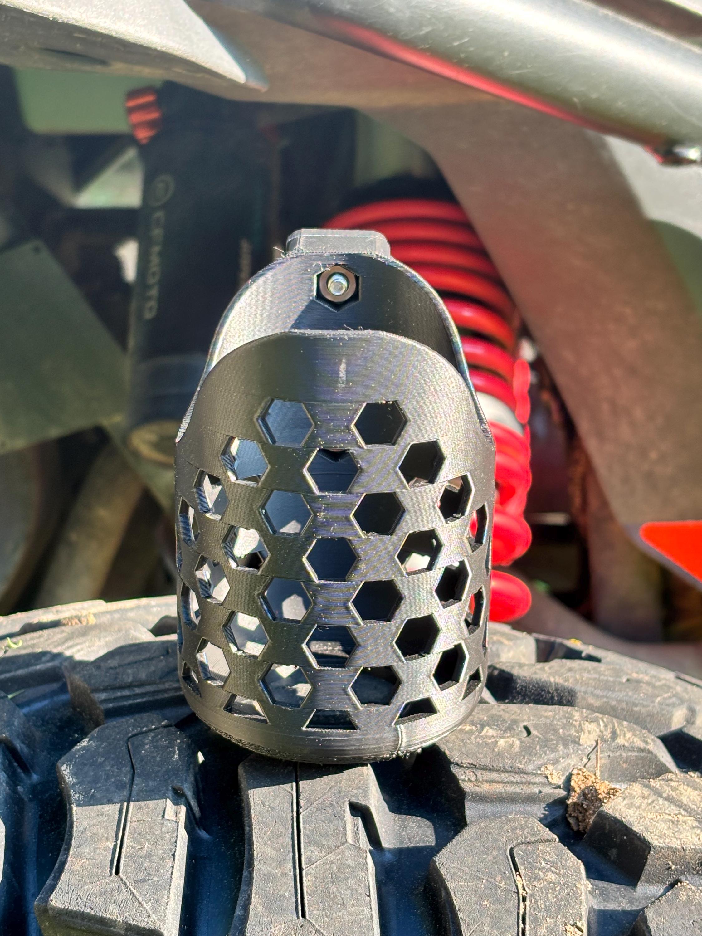 Porte-gobelet pour barre d'appui UTV | Support de boisson CFmoto ZForce | Accessoire à pince (convient aux barres de 1")