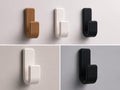 Modern Ribbed Wall Hook | 3D Printed Organizer, Flush Mount Storage