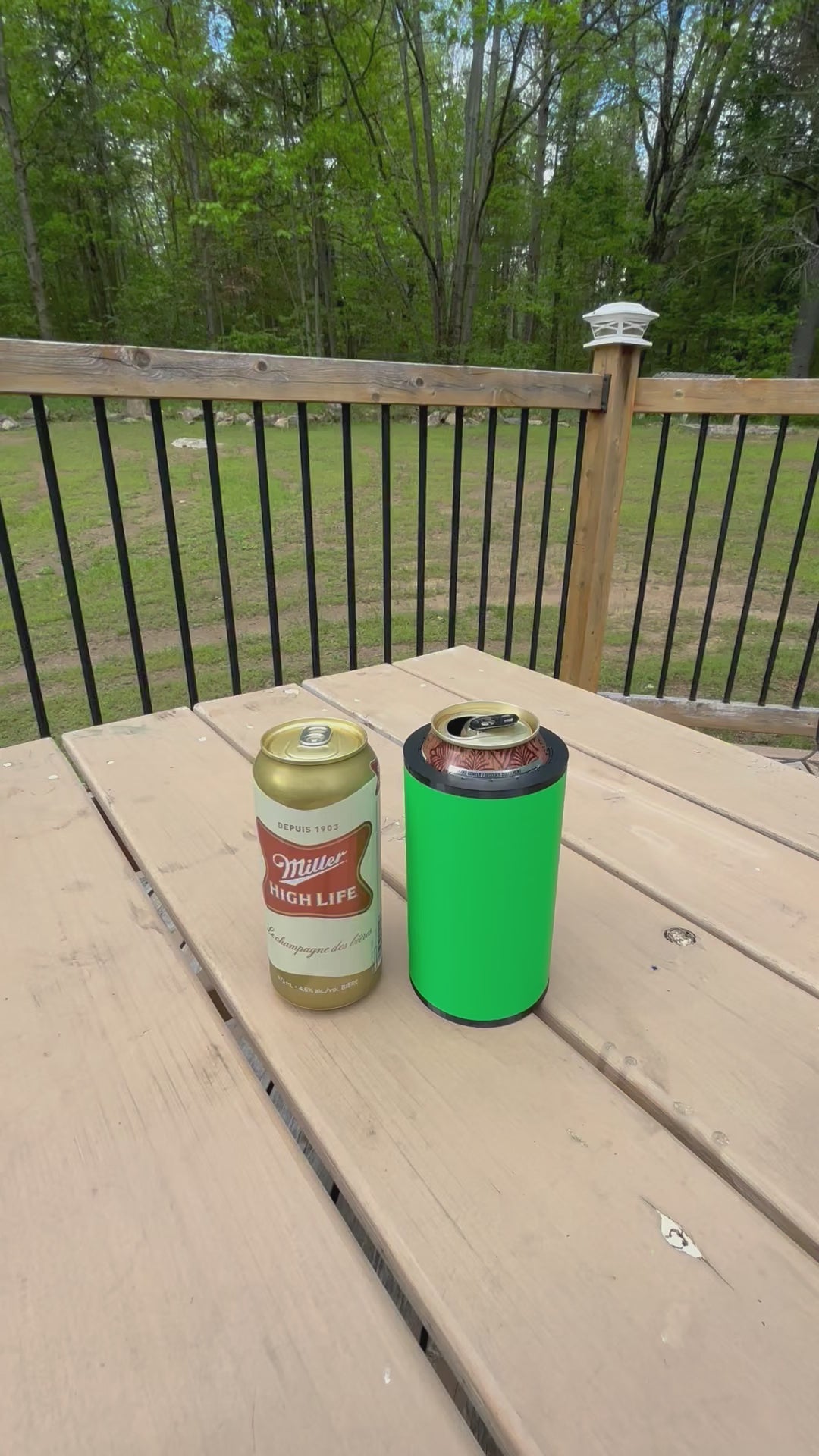Refroidisseur pour canette grande taille à rechargement tactique | Support pour bière 473 mL (16 oz) | Housse style rechargement