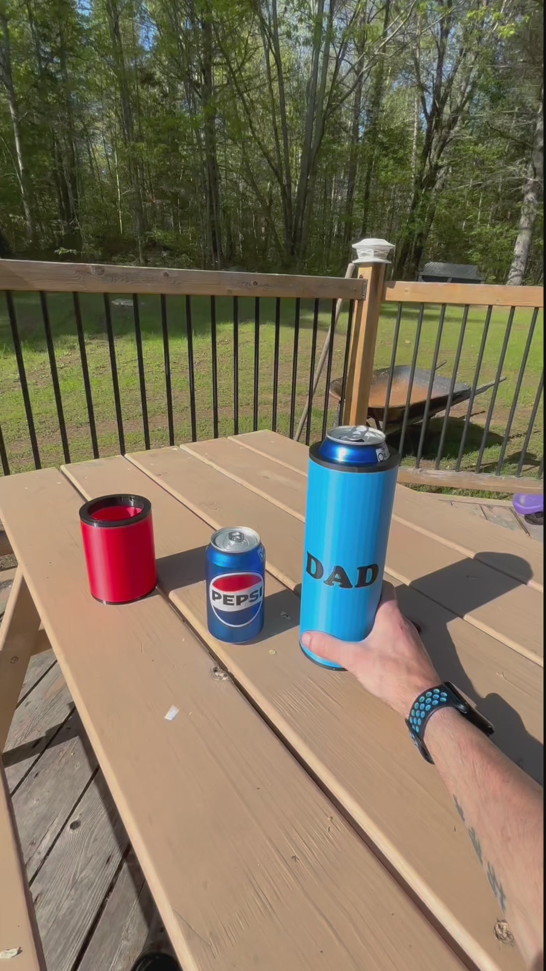 Refroidisseur double pour canettes Tactical Reload | Support double pour bière de 355 ml (12 oz) | Manchon de recharge